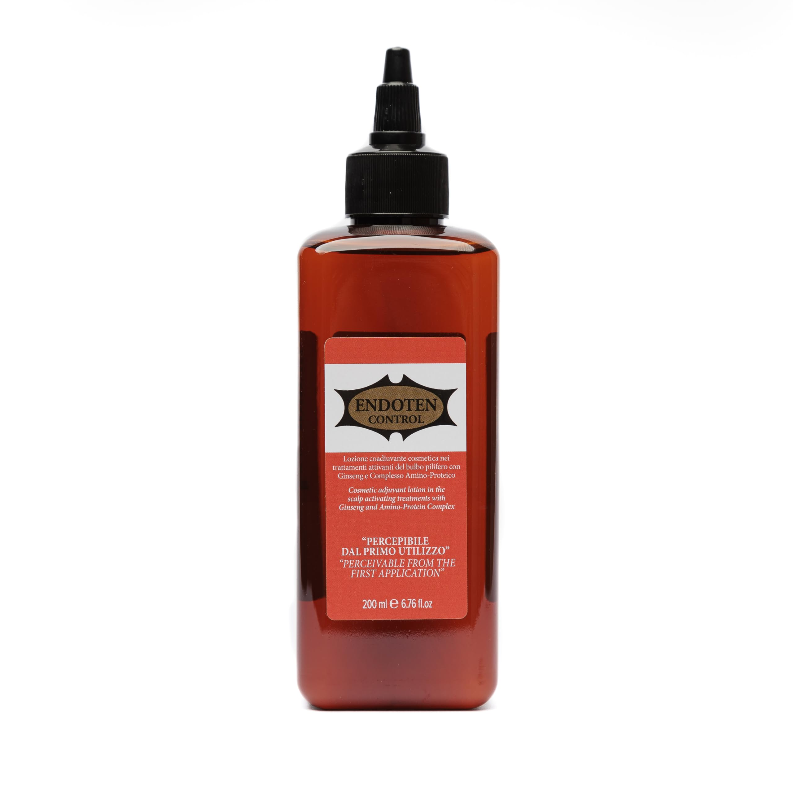 ENDOTEN CONTROL Lotion bottle pour enables easy scalp activation.