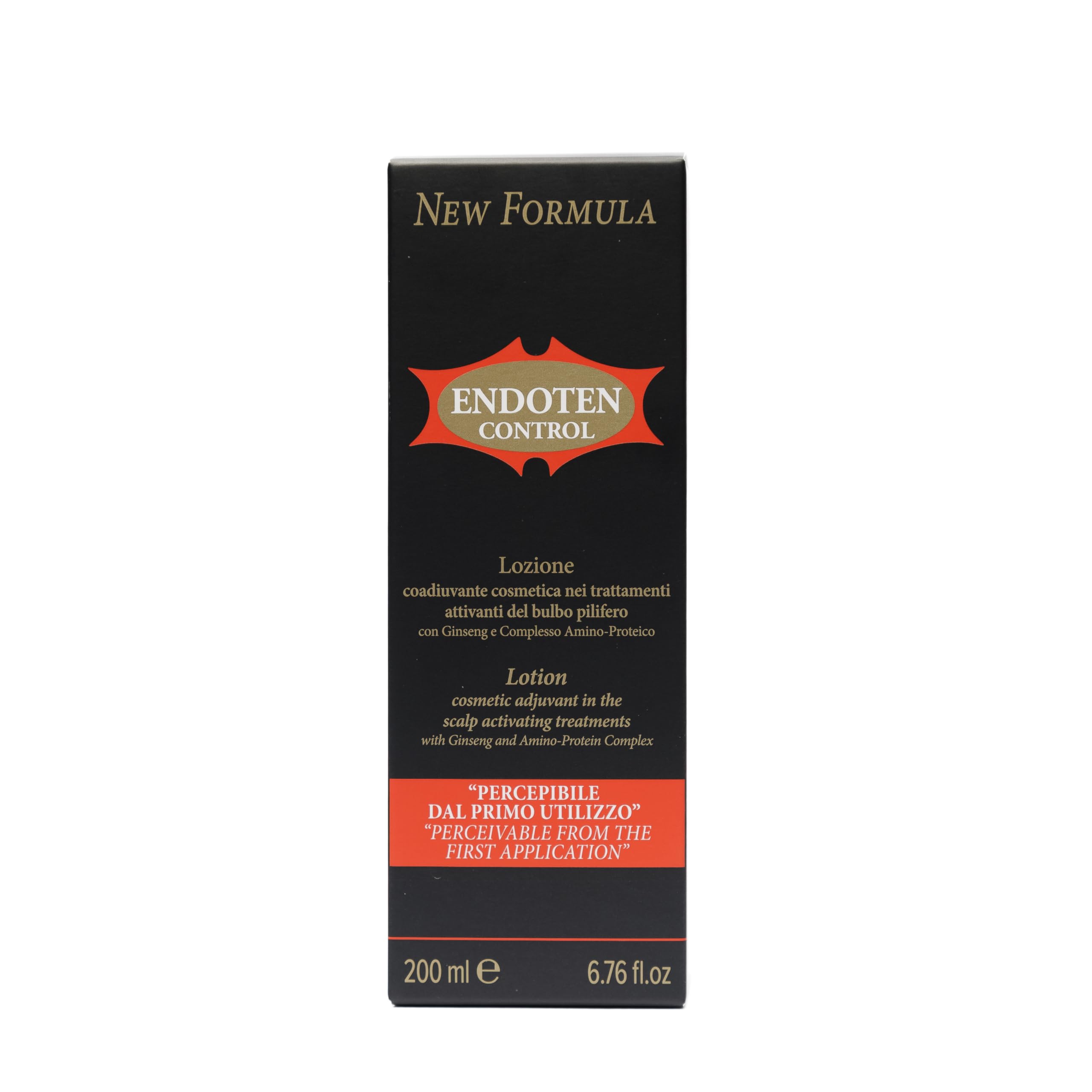 ENDOTEN CONTROL Lotion packaging close-up highlights premium formula for vitality.