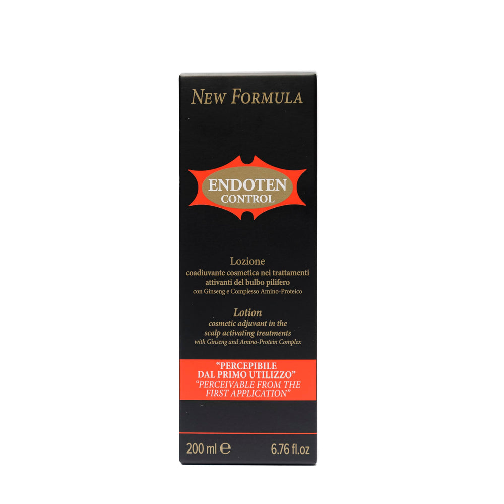 ENDOTEN CONTROL Lotion packaging close-up highlights premium formula for vitality.