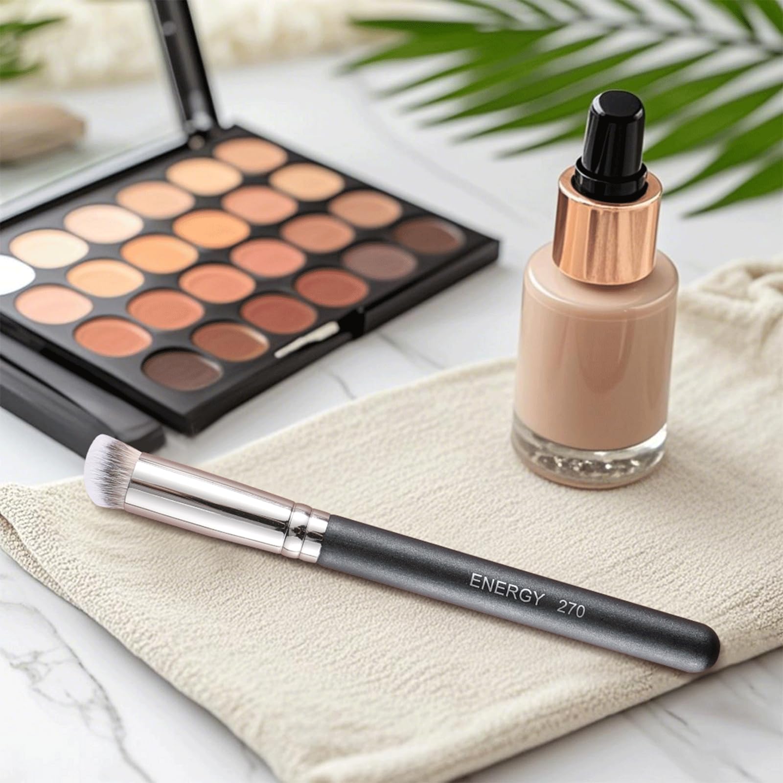 Energy 270 compact travel-friendly brush for on-the-go touch-ups.
