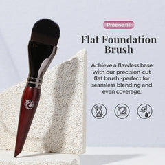 ENERGY brush-bristles closeup shows dense vegan fibers for smooth blending.