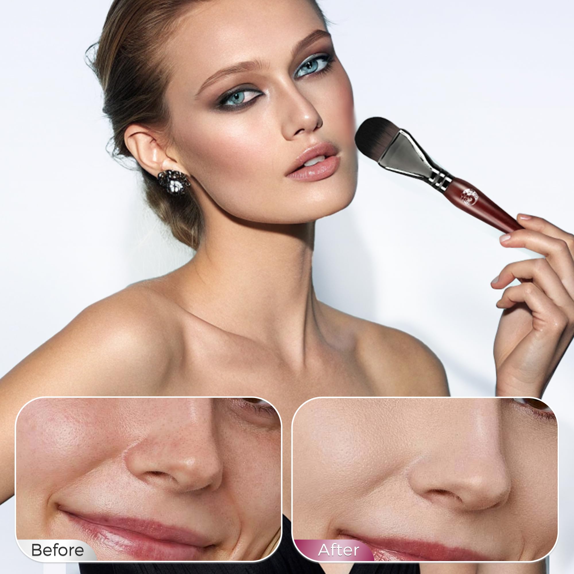 ENERGY brush-mask-application shows even distribution of mud and peel masks.