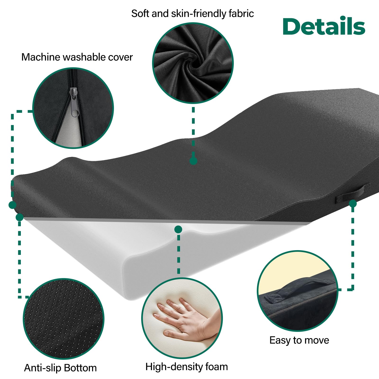 Built-in handle enables easy single-person repositioning