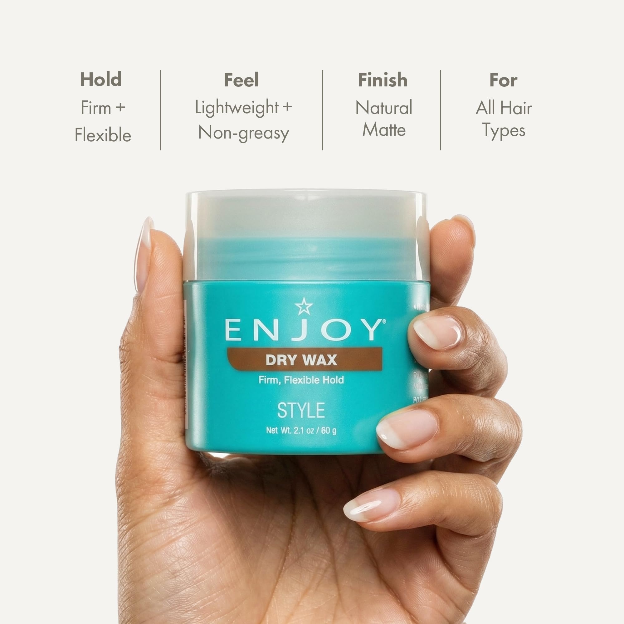 Enjoy cera-seca fijacion-firme-flexible para cambios de estilo durante el día