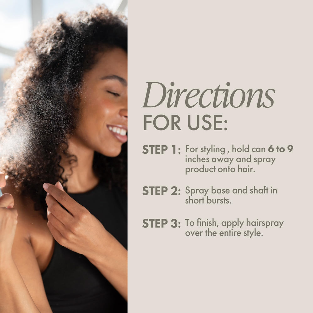 Enjoy Hair Finishing Spray shine finish emphasizes color-safe, weightless hold.