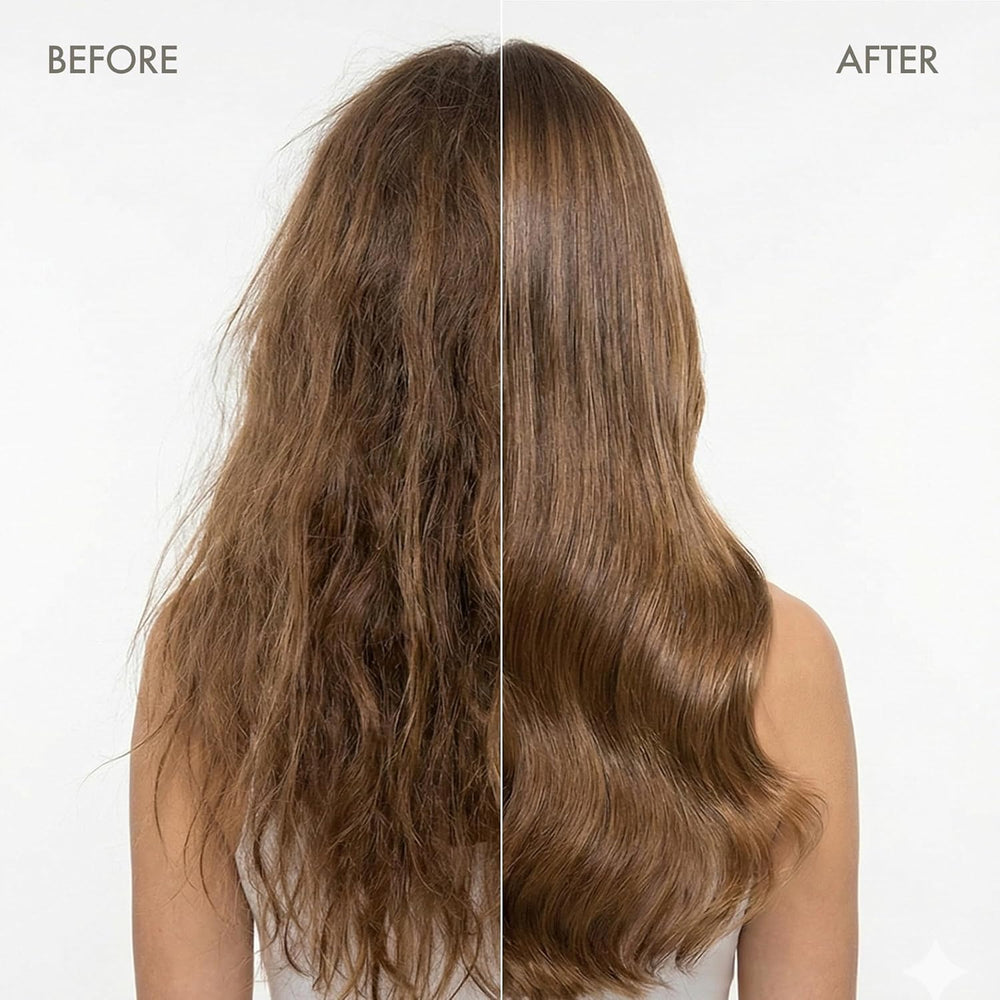 Enjoy Leave-In Smoothing Shine highlights smoother, shinier hair.