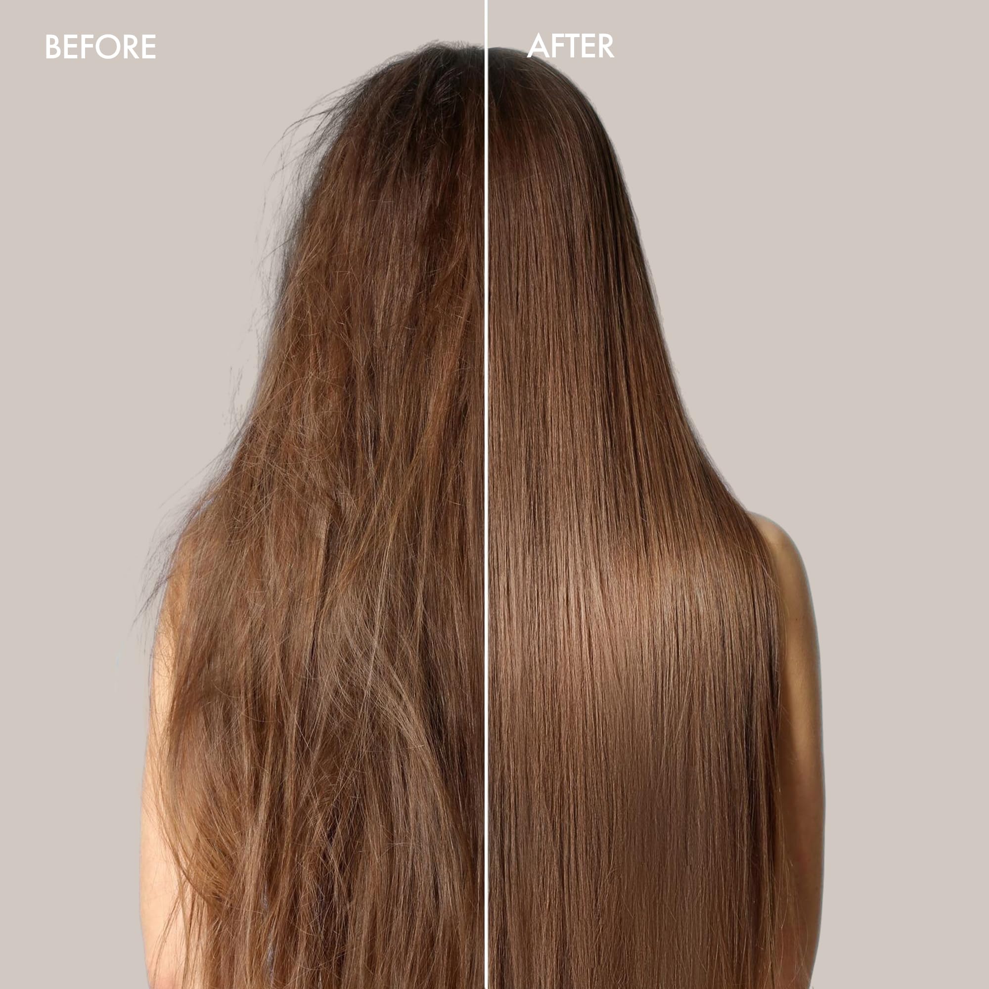 Enjoy Protect and Shine glossy, smooth hair finish after styling