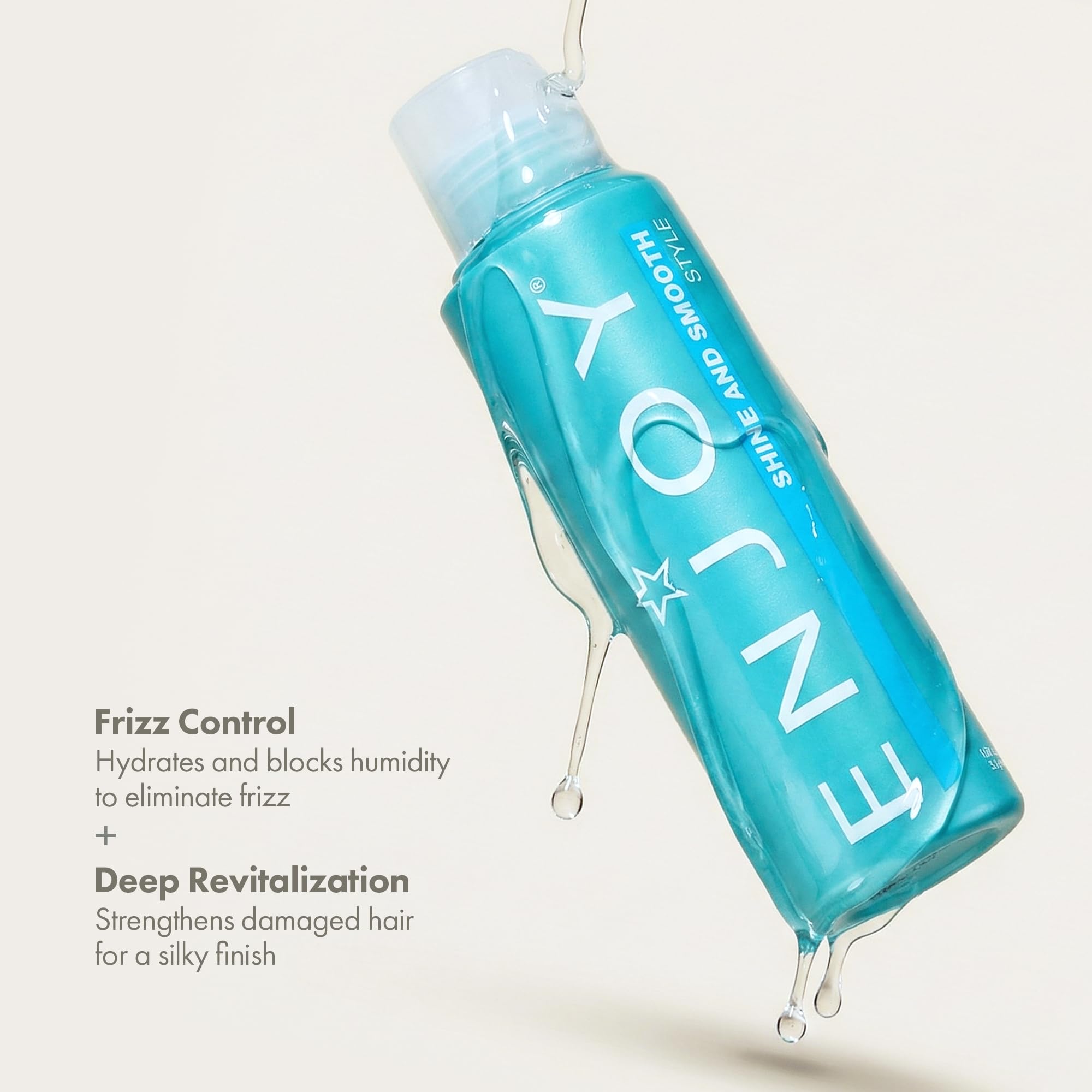 Enjoy Shine & Smooth: cabello-brillo-seda tras uso suave.