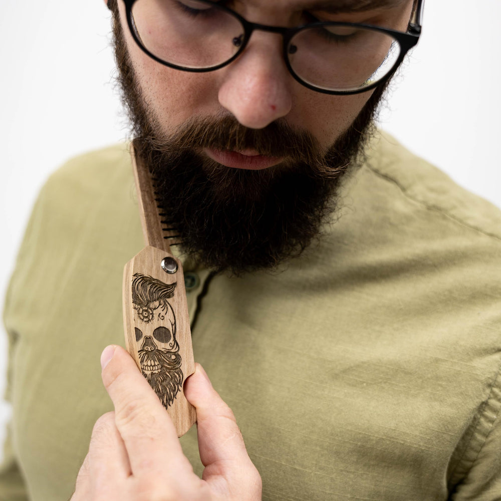 Enjoy The Wood pocket grooming comb ideal for beard, mustache, and hair