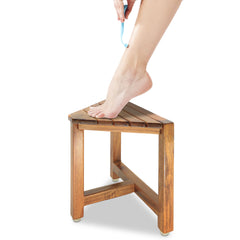 ENKEZI shower foot rest 12in front view supports stable grooming setup