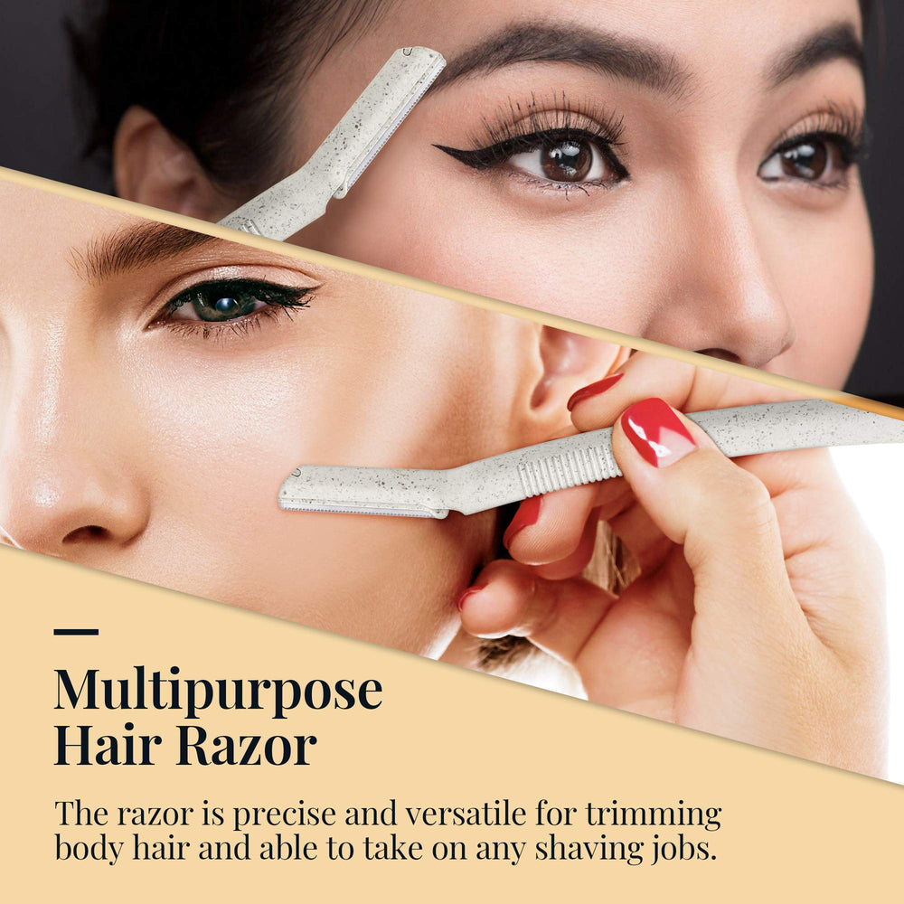 ENNVA eyebrow trimmer in action for precise shaping.