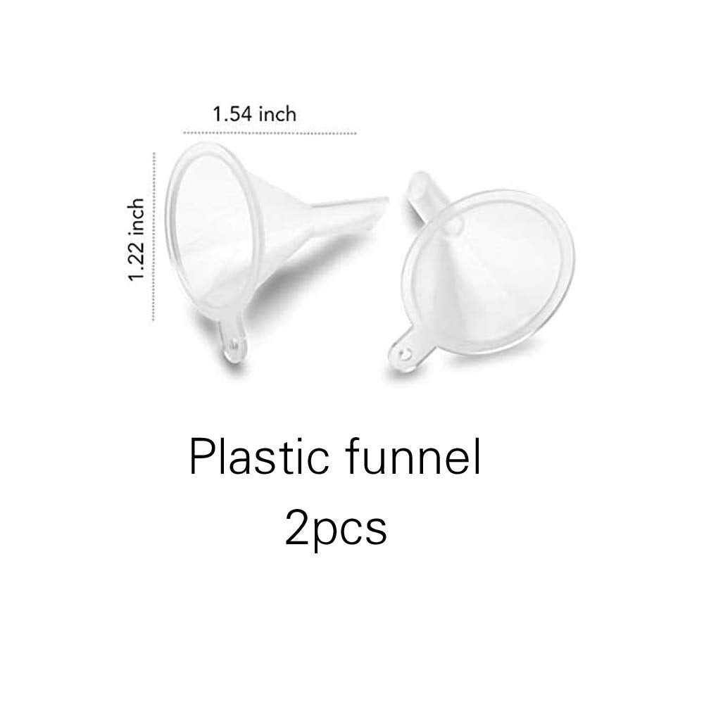 Enslz clear glass perfume bottle 100ml ideal for sampling