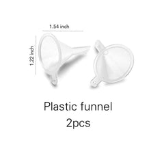 Enslz clear glass perfume bottle 100ml ideal for sampling