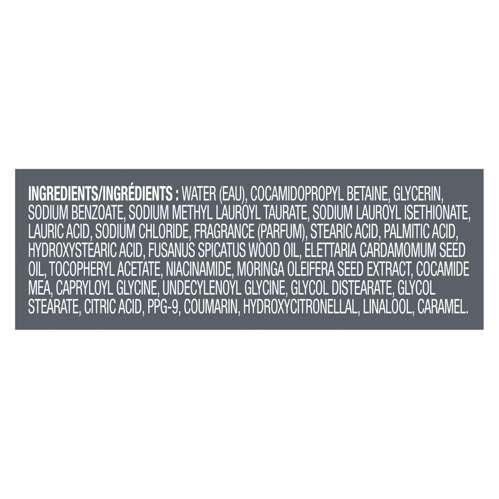 DOVE MEN + CARE: envase de 26 oz, conveniente y duradero.