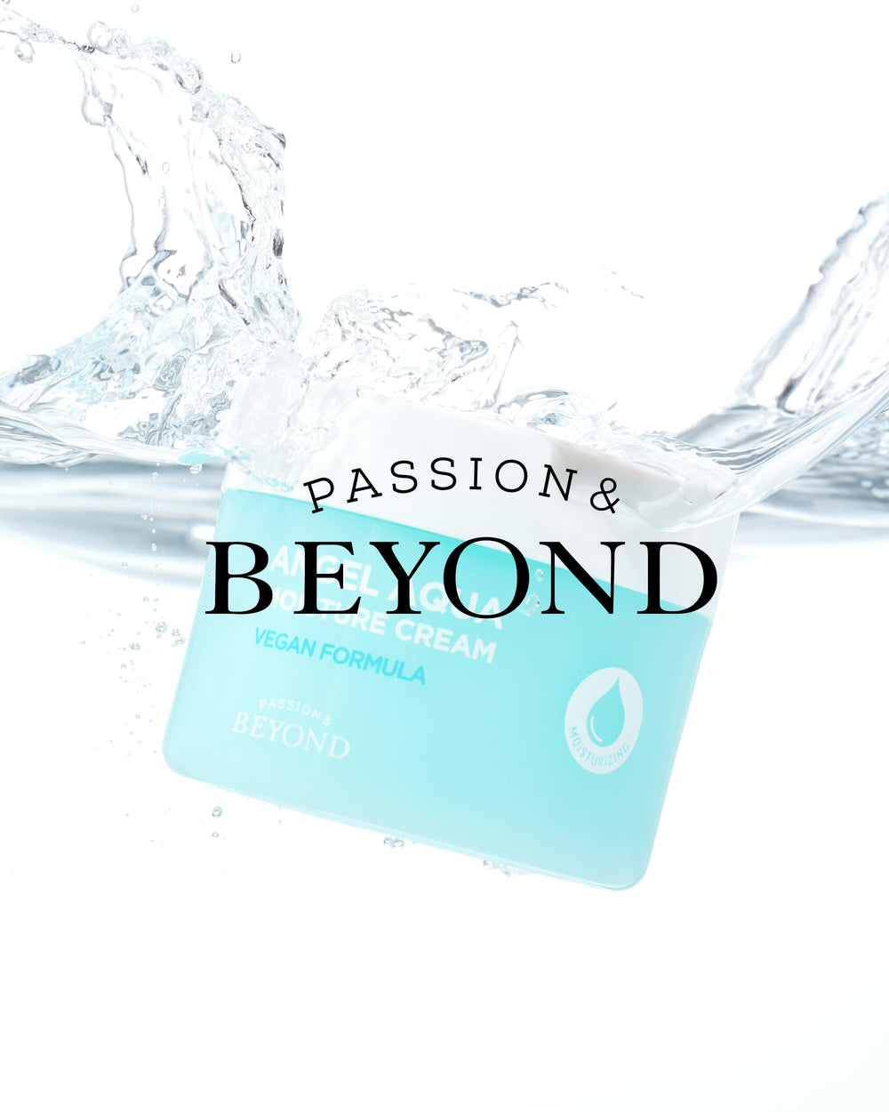 BEYOND Angel Aqua envase sostenible, opción ecoamigable para rutina diaria.