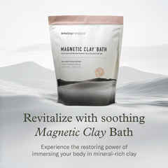 Enviromedica Himalayan salt crystals enhancing a mineral-rich bath.