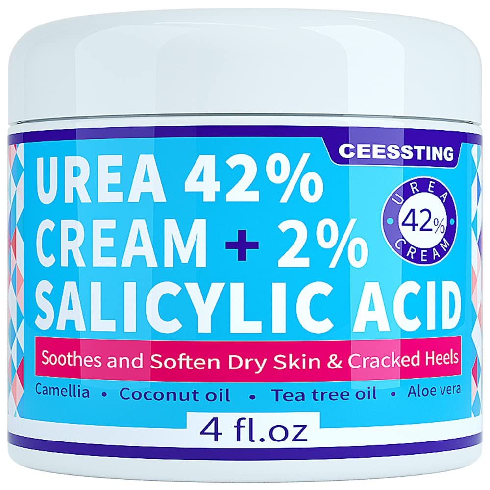 Envisha Urea Cream 42% bottle shown for smoother, hydrated skin.
