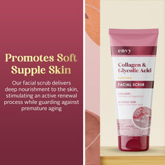 Envy exfoliante: envase moderno para una rutina facial elegante.