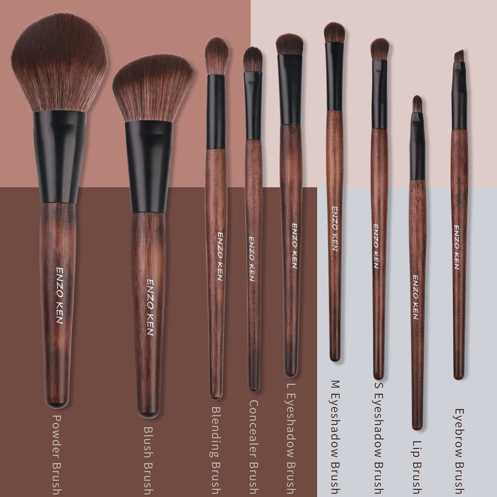 ENZO KEN eye makeup brushes for precise eye shaping and definition.