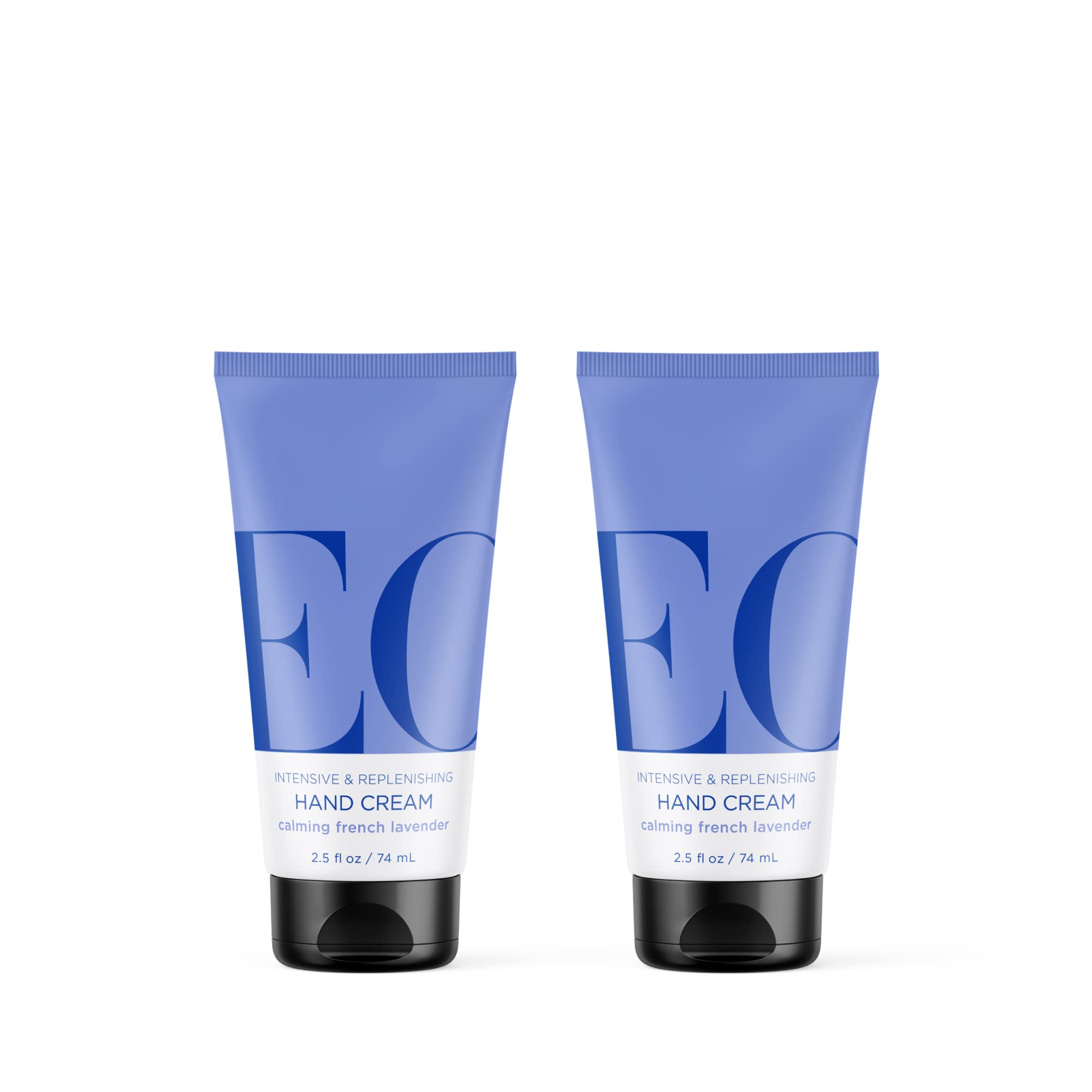 Crema de manos EO con lavanda francesa, pack de dos, cuidado suave para la piel