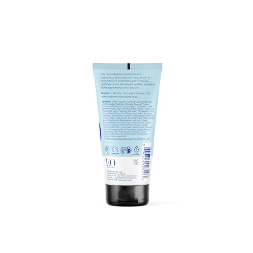 EO crema de manos sin fragancia, ideal para piel sensible.