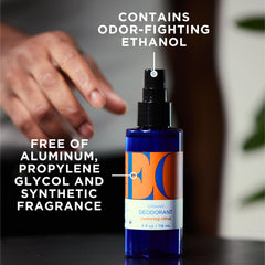 EO deodorant spray citrus pack of 3 on display showcasing convenience.