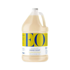 EO Lemon and Eucalyptus liquid hand soap bottle for daily gentle cleansing