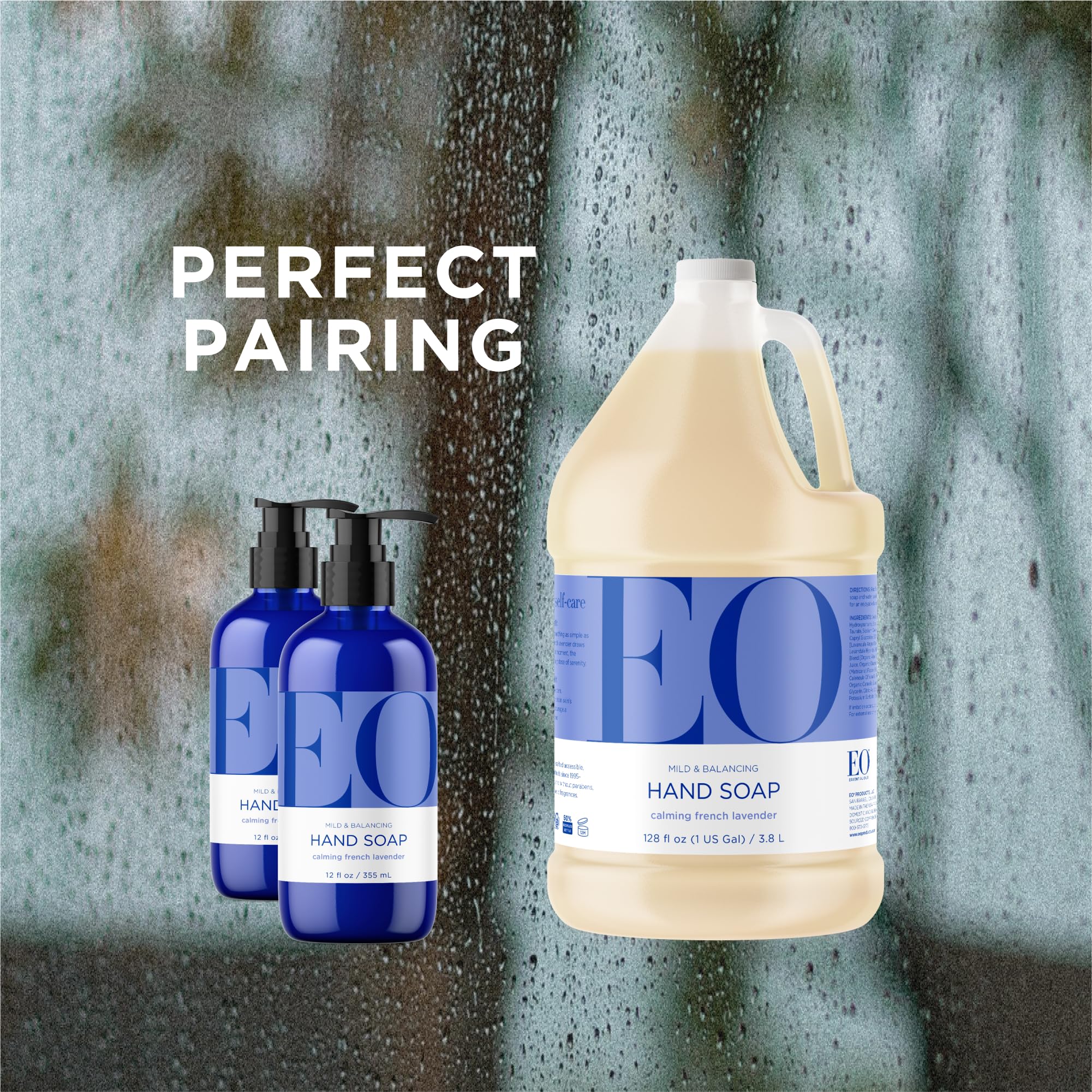 Organic plant extracts like aloe, calendula, chamomile, white tea.