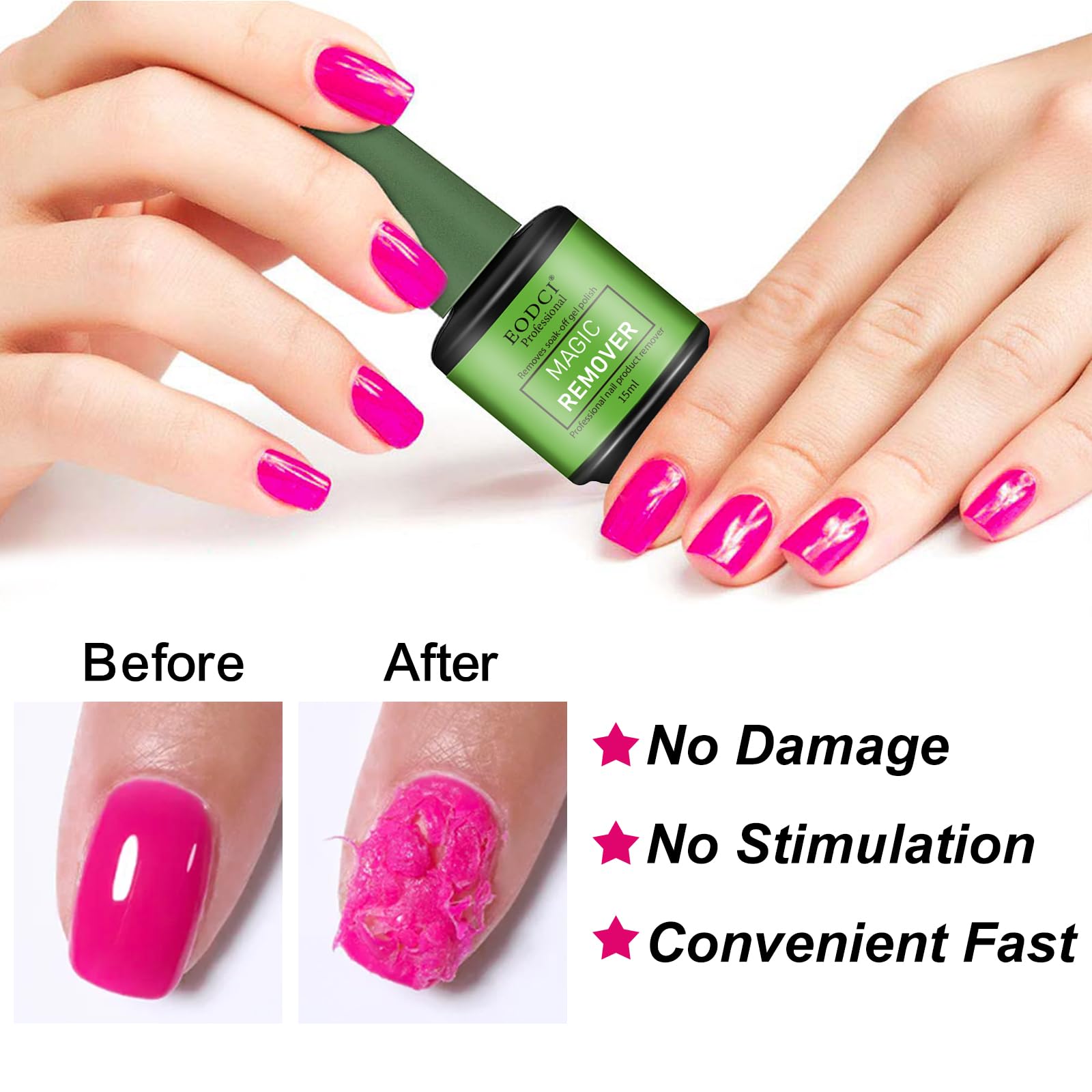 Eodci uñas naturales removicion rapida