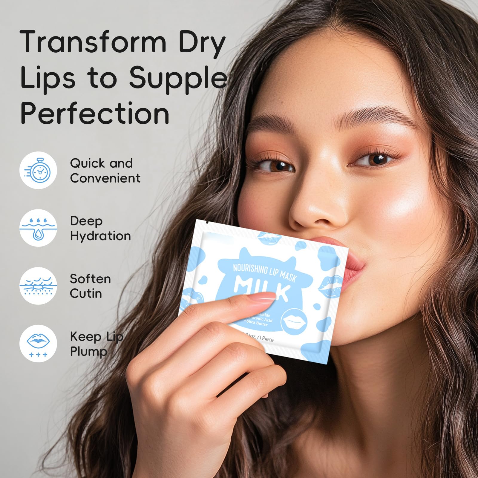 EONFAVE clay masks image featuring three masks for at-home spa-like care.
