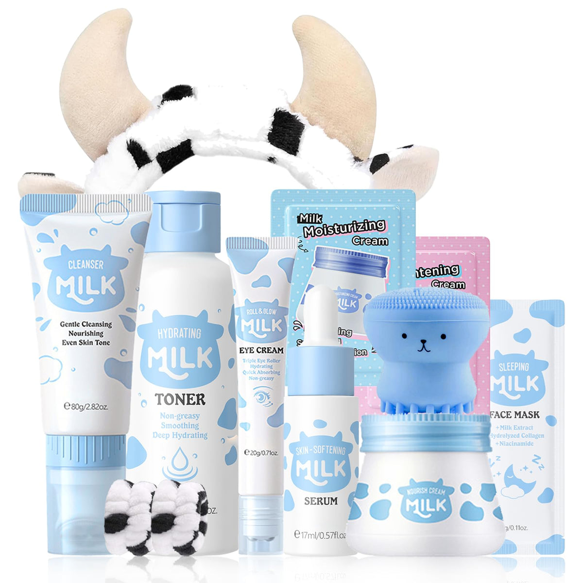 EONFAVE Milk Skin Care Set – complete teen kit for daily rituals and gifting