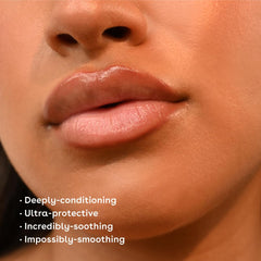 EOS Raspberry Kiwi Splash applied for day or night lip care.