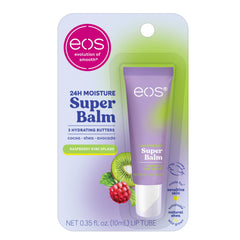 EOS 24H Moisture Super Balm Raspberry Kiwi Splash container delivers long-lasting lip hydration.