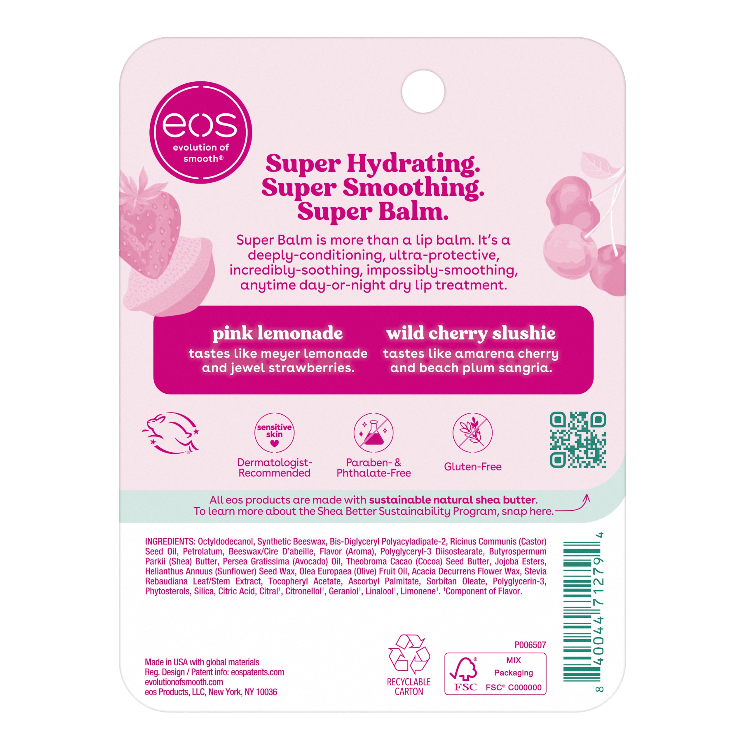 Aroma afrutado limonada-rosa o cereza-salvaje-slushie para experiencia sensorial.