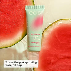 eos bálsamo labial 24h con mango melón, nutrición suave para labios secos