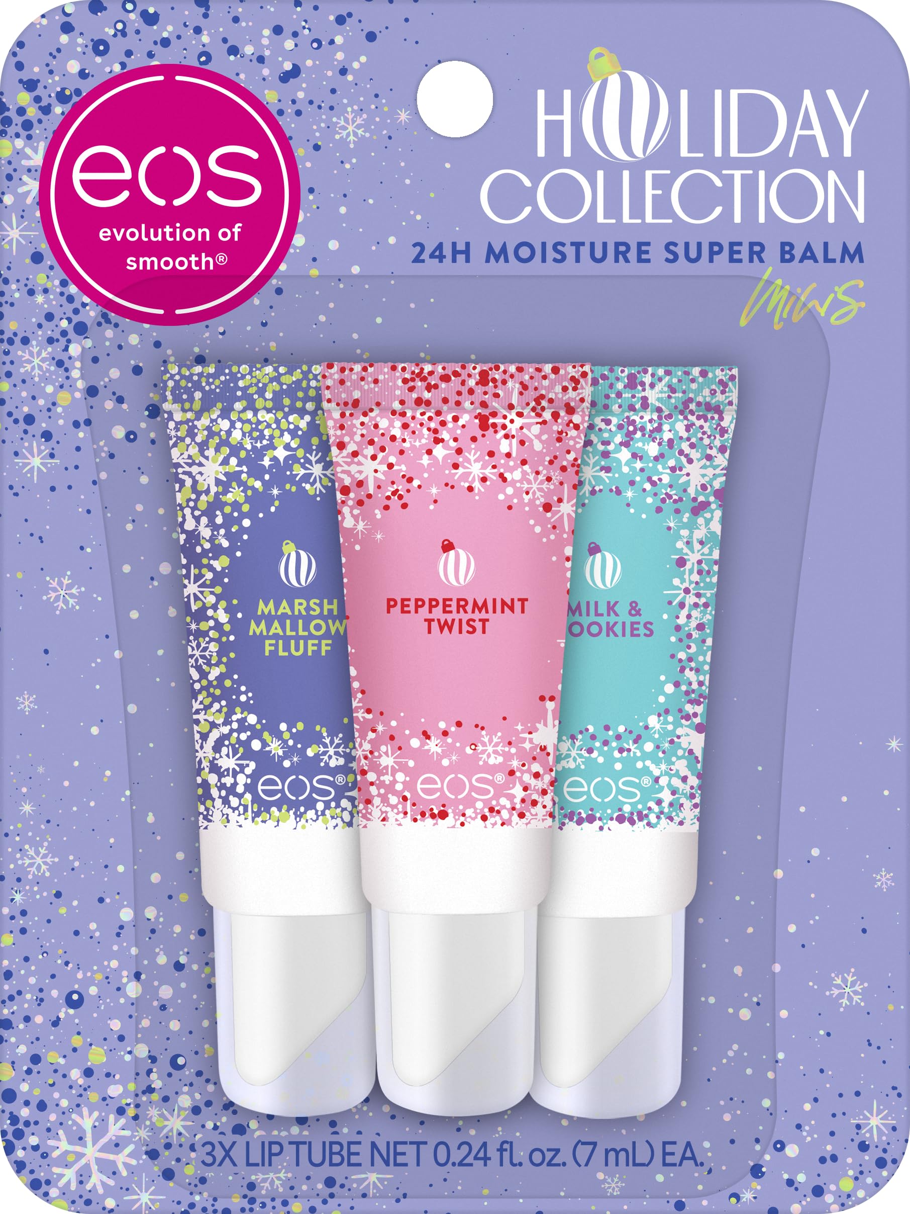 eos bálsamo mini malvavisco-esponjoso para labios suaves y confortables.