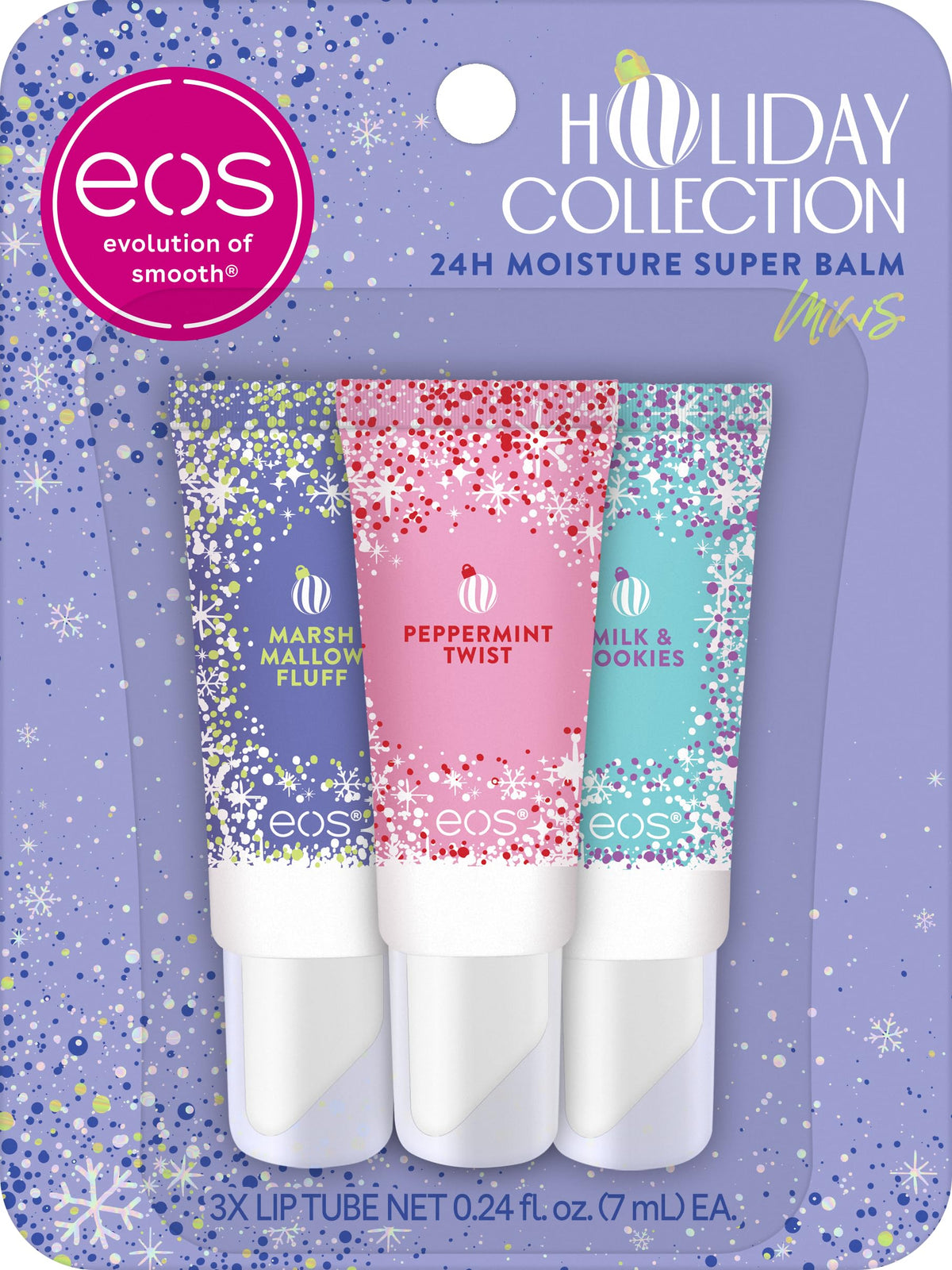 eos bálsamo mini malvavisco-esponjoso para labios suaves y confortables.