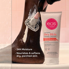 EOS Bikini line approved shaving cream for safe use on delicate areas.