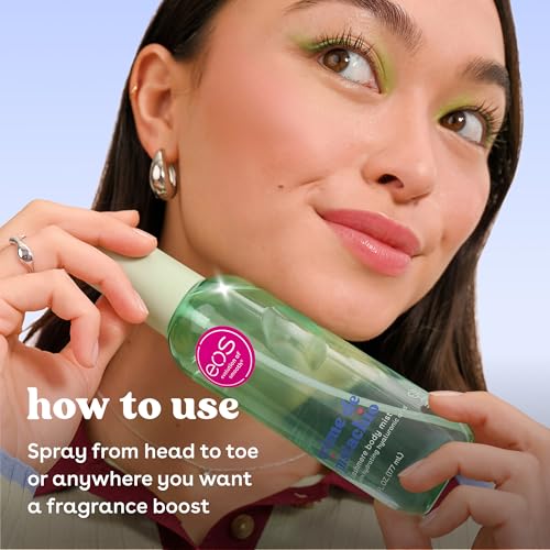 eos Cashmere Body Mist hair-use application for a delicate fragrance boost.