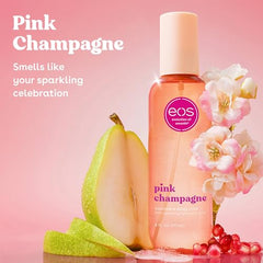 eos Cashmere Body Mist Pink Champagne spray for a light scent lift