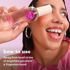 EOS Strawberry Dream ingredients including hydrating hyaluronic acid and glycerin.