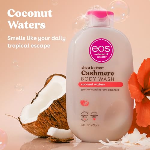 eos Cashmere Espuma cremosa Aguas de Coco: textura envolvente para limpieza suave