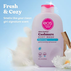 eos cashmere espumoso gel de ducha con fragancia fresca para uso diario