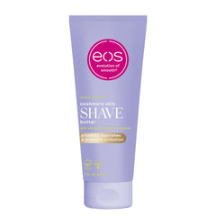 EOS Cashmere Shave Butter Vanilla Cashmere jar offers smooth glide and lush fragrance.