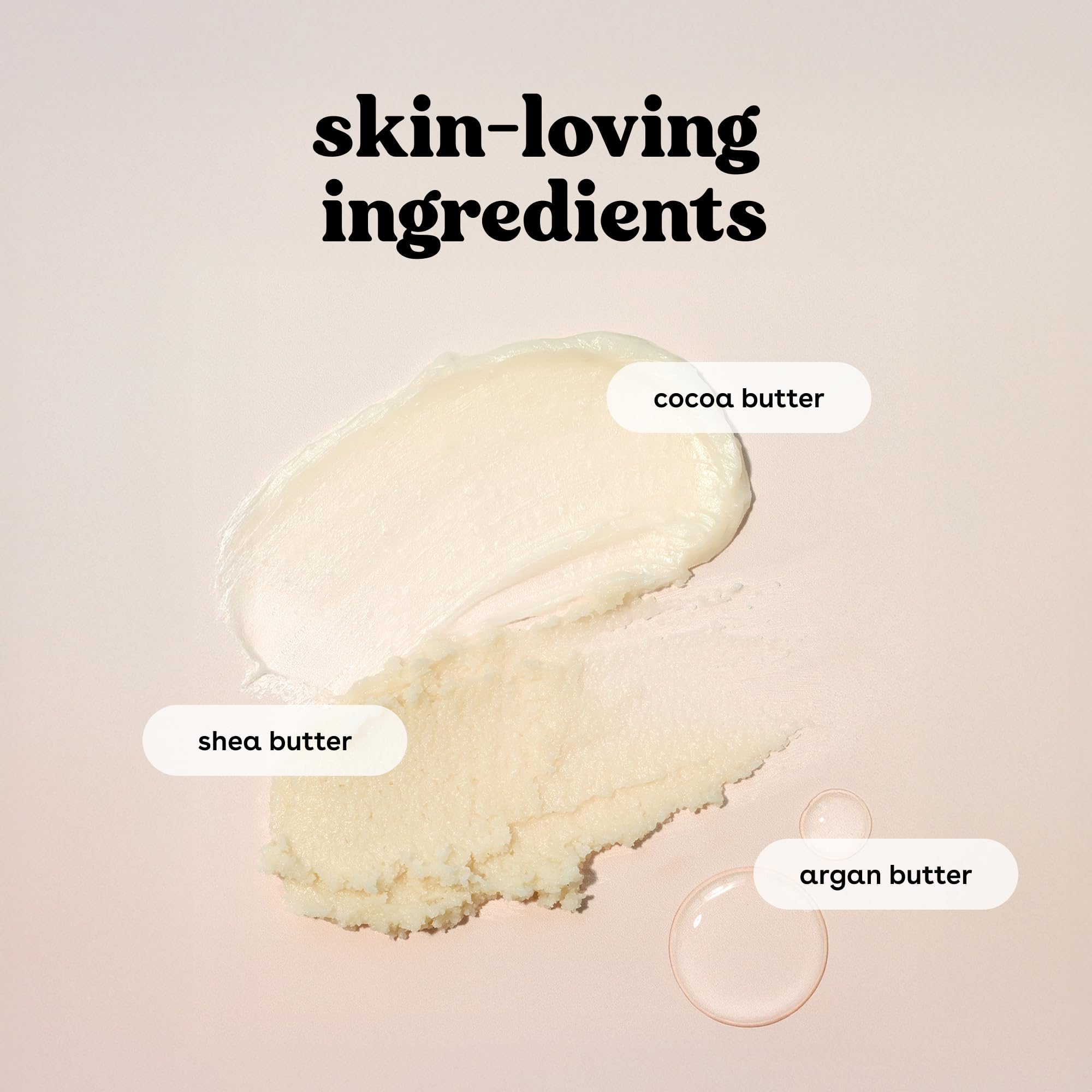 eos Cashmere Shave Oil body care pairing image shows layered fragrance routine
