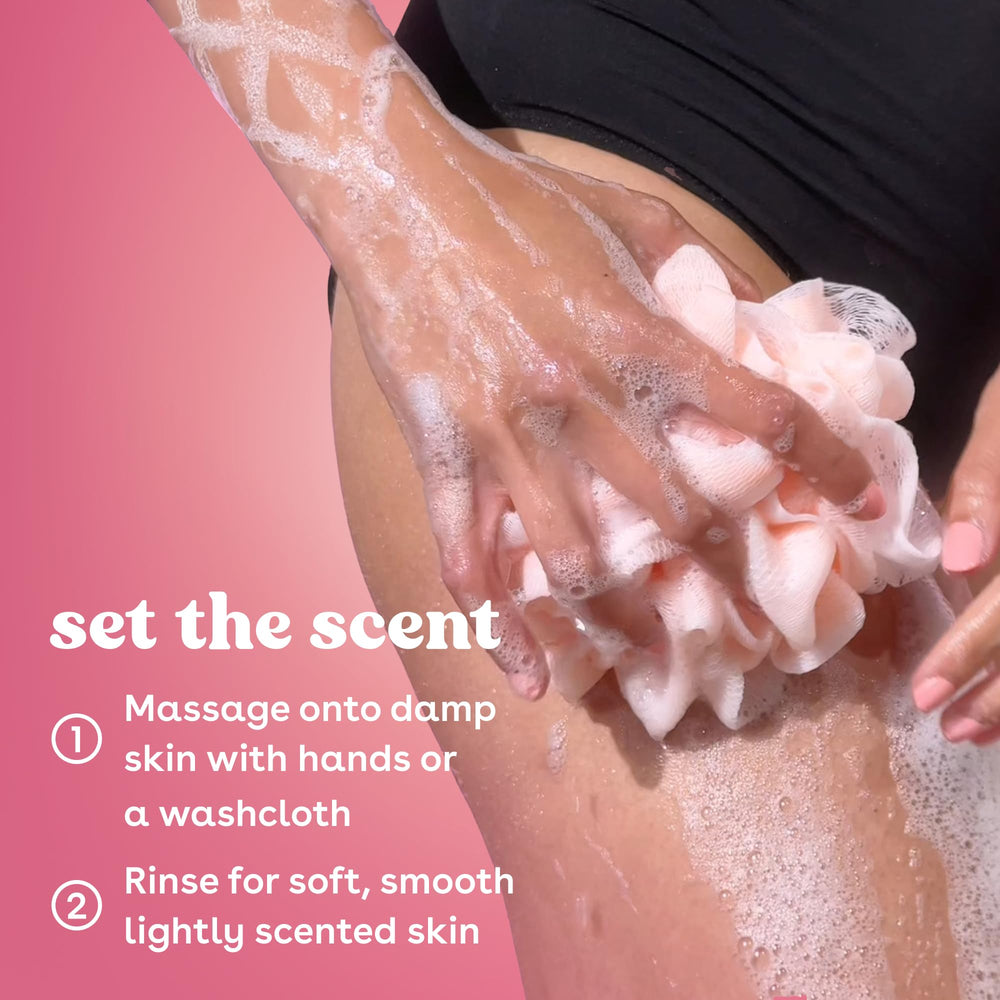 EOS Champán Rosado: aroma brillante durante la ducha.