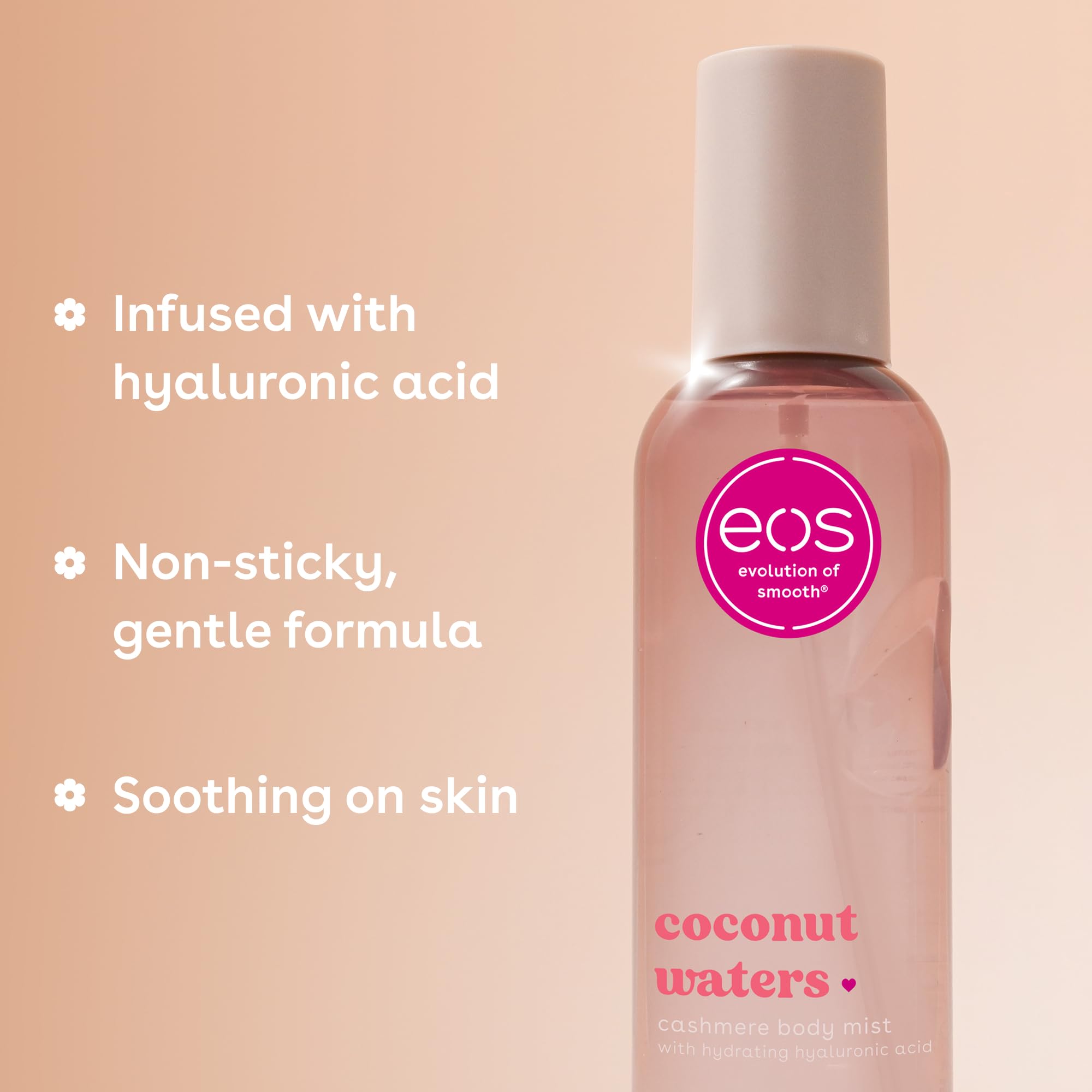 EOS Coconut Waters mist refreshing clothes and fabrics