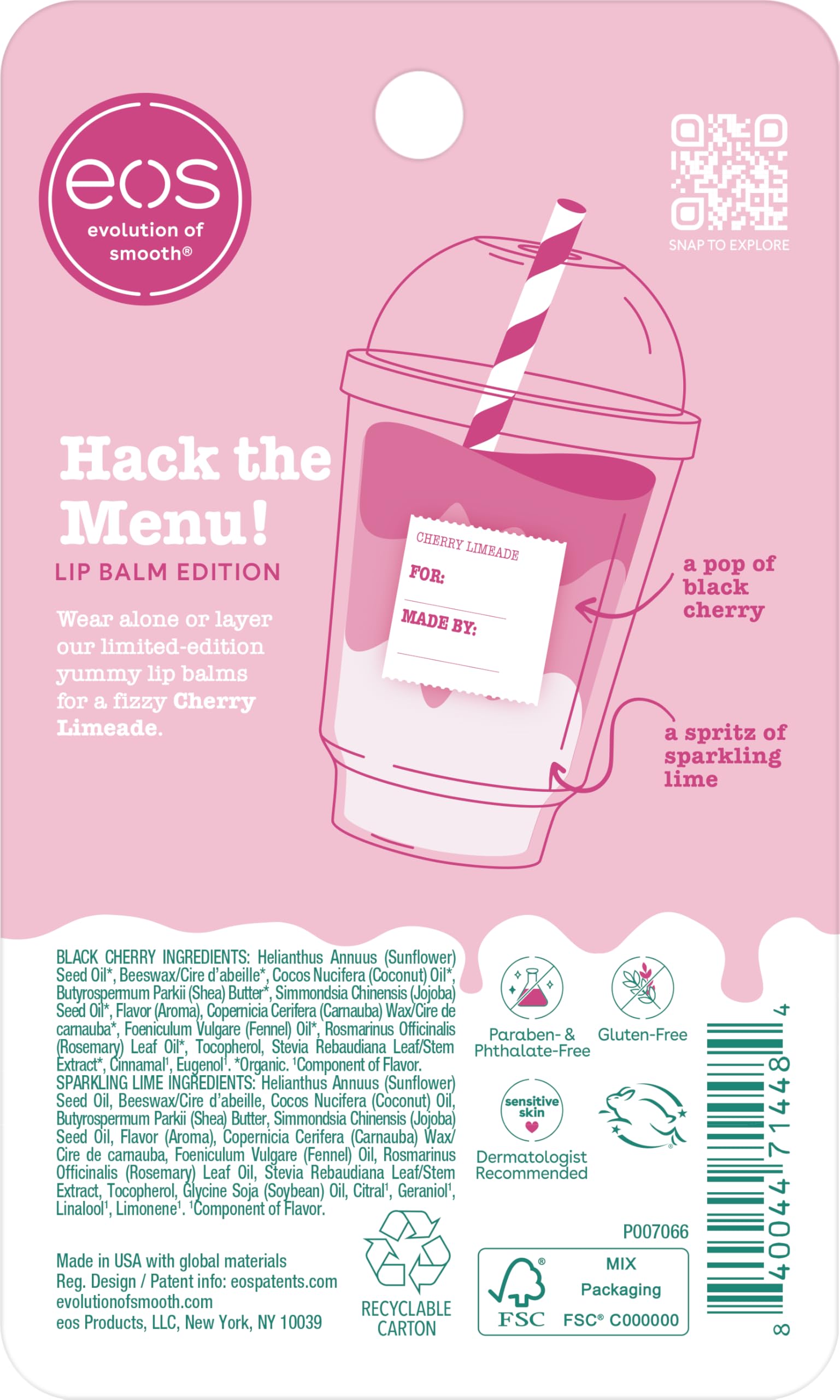 eos cruelty-free paraben-free icons.