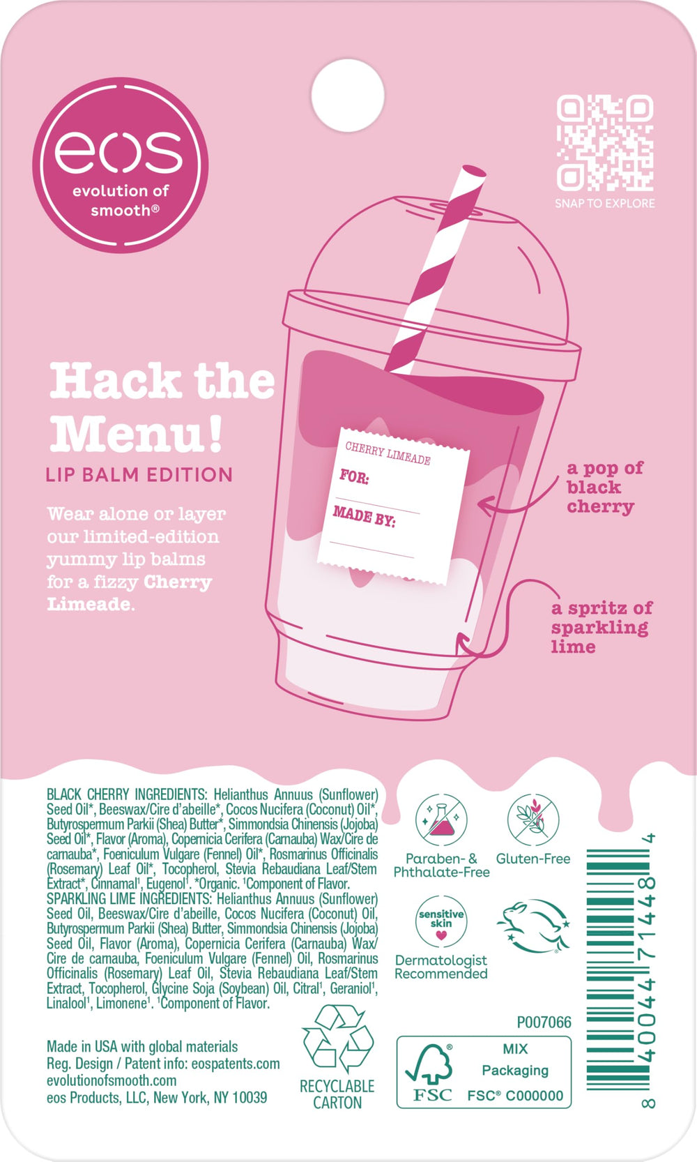 eos cruelty-free paraben-free icons.