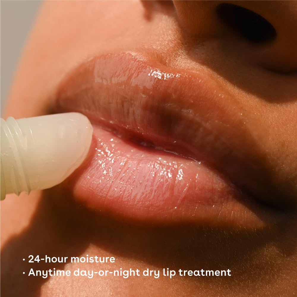EOS Dermatologist-recommended lip balm for sensitive skin with hypoallergenic formula.